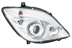 Reflektor lampa prawa bi-ksenon z silniczkiem do regulacji z lampą wyładowczą xenon MERCEDES-BENZ SPRINTER B906 HELLA