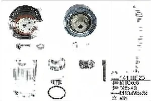 1.9 SDI SKODA FABIA I Kit de distribution + pompe à eau INA