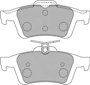 Klocki hamulcowe tył FORD FOCUS III FERODO RACING