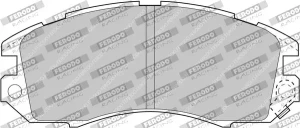 Klocki hamulcowe przód SUBARU LEGACY I FERODO RACING