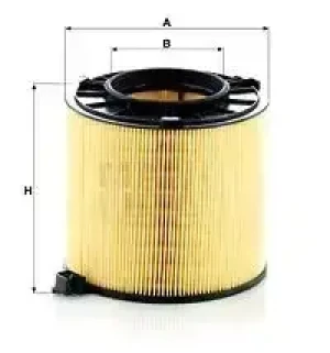 50 TFSI, 55 TFSI, 55 TFSi, 40 TFSI, 45 TFSI, 2.0 TFSI AUDI Q5 Filtr powietrza MANN-FILTER