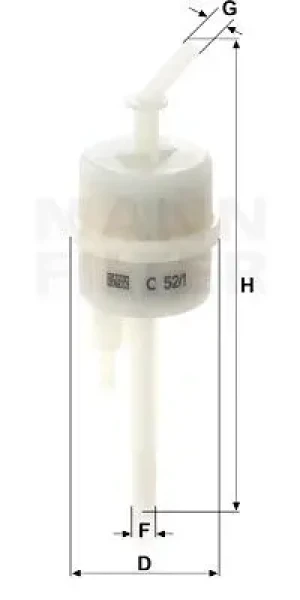 Filtr odpowietrzenia zbiornika paliwa RENAULT TRUCKS PREMIUM Distribution, Route MANN-FILTER