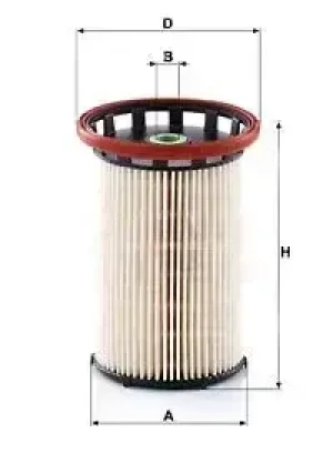 2.0 TDI Filtr paliwa VW SHARAN MANN-FILTER
