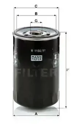 Filtr hydrauliczny skrzyni biegów FIAT 88 MANN-FILTER