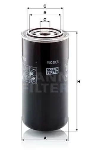 810, 870, 850 Filtr paliwa CLAAS AXION MANN-FILTER