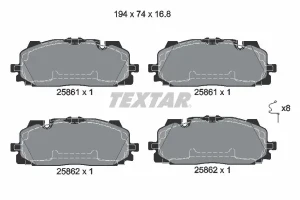 Klocki hamulcowe przód AUDI A4 B9 TEXTAR