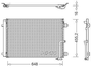 DCN02045 DENSO Skraplacz chłodnica klimatyzacji