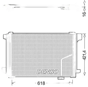 250, 200, 350, 55 AMG, 250 CDI Skraplacz chłodnica klimatyzacji z osuszaczem MERCEDES-BENZ SLK R172 DENSO