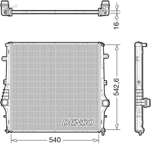 DRM01008 DENSO Chłodnica wody