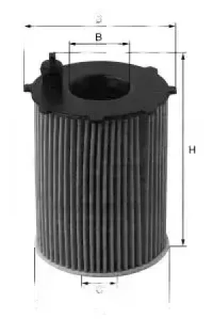 Filtr oleju hu 6020 z MERCEDES-BENZ KLASA C S205 MANN-FILTER