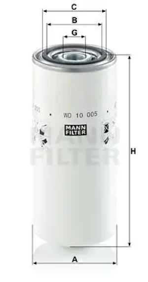 Filtr hydrauliczny skrzyni biegów LANDINI MISTRAL MANN-FILTER