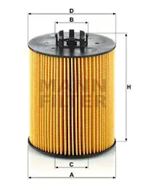 HU 12 015 x MANN-FILTER Filtr oleju hu 12 015 x