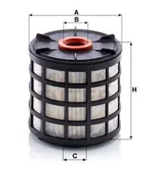 2.0 HDi Filtr paliwa pu 7010 z CITROËN C5 III MANN-FILTER