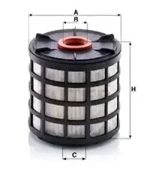 2.0 TDCi, 1.5 TDCi Filtr paliwa pu 7010 z FORD FOCUS III MANN-FILTER