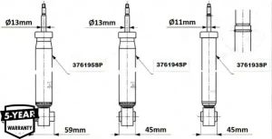 376194SP MONROE Stoßdämpfer