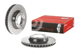Tarcza hamulcowa przód perforowana PORSCHE 911 VI BREMBO