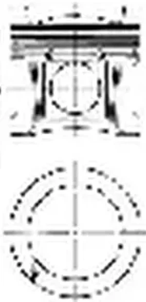 818 D, 613 D,, 618 D, 815 D,, 615 D,, 813 D, MERCEDES-BENZ VARIO B667, B670, B668 Tłok silnika KOLBENSCHMIDT