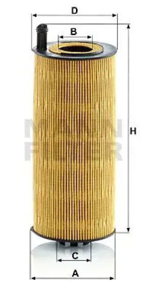 Filtr oleju hu 12 006 z MERCEDES-BENZ ACTROS MP4 / MP5 MANN-FILTER