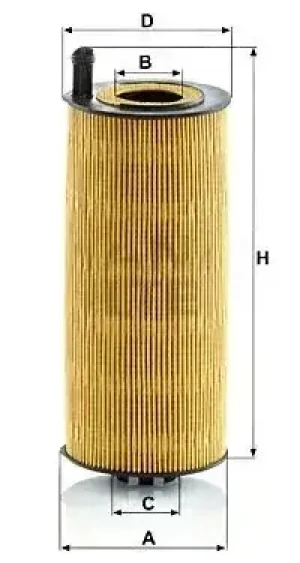 Filtr oleju hu 12 006 z MERCEDES-BENZ ANTOS MANN-FILTER