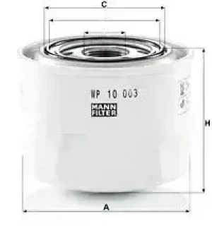WP 10 003 MANN-FILTER Filtr oleju