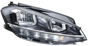 Reflektor lampa prawa z silniczkiem do regulacji VW GOLF VII HELLA