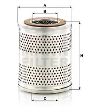 H 1263/1 x MANN-FILTER Filtr hydrauliczny skrzyni biegów h 1263/1 x
