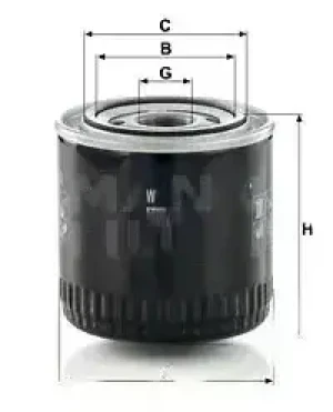 Filtr oleju VALTRA A SERIES MANN-FILTER