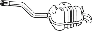 233-871 BOSAL Tłumik końcowy