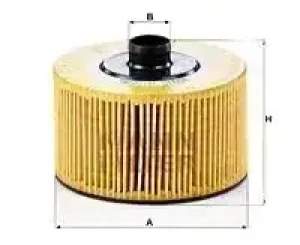 Filtr oleju hu 10 002 z MERCEDES-BENZ CITAN MANN-FILTER