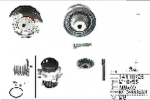 1.9 SDI SKODA FABIA I Wellenset + wasserpumpe INA