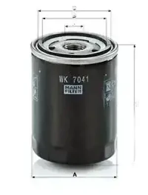 NHR 150, NHR 55 Filtr paliwa ISUZU N (5th Generation) MANN-FILTER