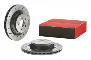 Tarcza hamulcowa tył perforowana MERCEDES-BENZ KLASA E S211 BREMBO