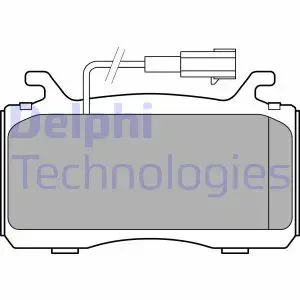 Klocki hamulcowe przód ALFA ROMEO GIULIA DELPHI
