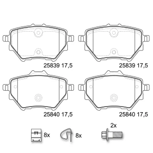 Klocki hamulcowe tył CITROËN GRAND C4 BRECK