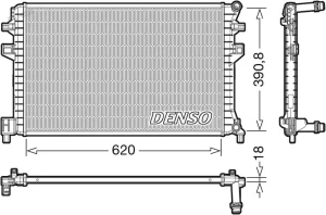 2.0 TDI, 1.4 TGI, 1.4 TSI, 1.6 TDI SEAT LEON III Chłodnica wody DENSO