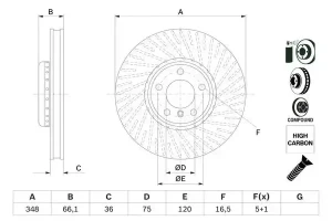 0 986 479 E18 BOSCH Bremsscheibe