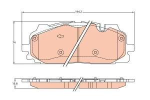 Klocki hamulcowe AUDI A8 D5 TRW