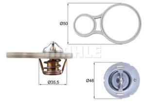 1.8, 1.6, 2.0 16V CHRYSLER NEON II Termostat MAHLE