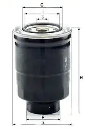 WK 9057 z MANN-FILTER Filtr paliwa wk 9057 z