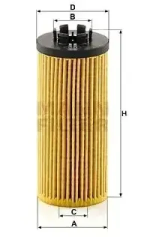 Filtr oleju hu 6012 z kit BMW X1 F48 MANN-FILTER