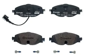 Klocki hamulcowe przód z czujnikiem SKODA OCTAVIA III BREMBO