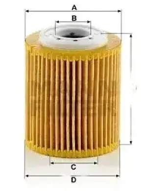 Filtr oleju hu 7032 z PEUGEOT 2008 MANN-FILTER