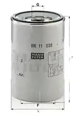 FE Filtr paliwa wk 11 038 z VOLVO FE II MANN-FILTER