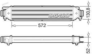 DIT09103 DENSO Chłodnica powietrza intercooler