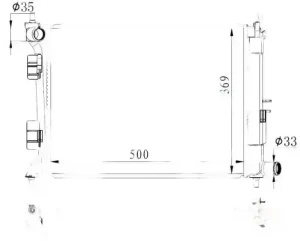 1.4 CVVT HYUNDAI i20 II Chłodnica wody NRF