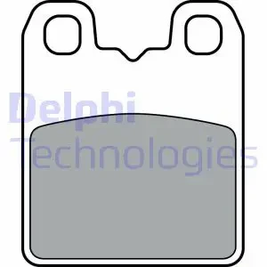 Klocki hamulcowe tył CHEVROLET None DELPHI