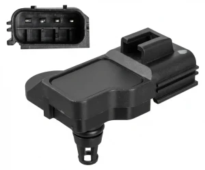 D3, D4 Czujnik ciśnienia w kolektorze map sensor VOLVO C30 FEBI BILSTEIN