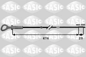 1.8, 1.8 T, 1.6 Bagnet miarka oleju VW GOLF 4 SASIC