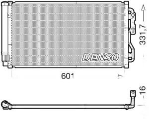 225 d, 220 d, M 235, 220 i, 218 i, M2, 228 i, 230 i, 218 d Skraplacz chłodnica klimatyzacji BMW 2 F22 F87 DENSO