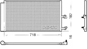 DCN33014 DENSO Skraplacz chłodnica klimatyzacji z osuszaczem